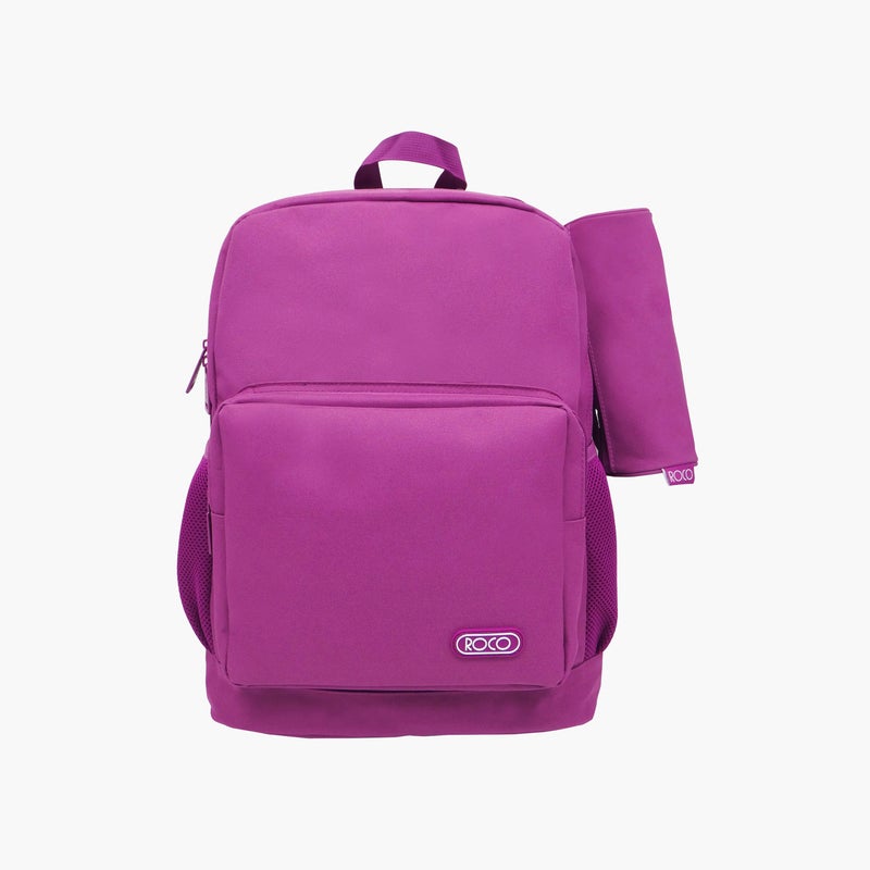 Solid Purple Backpack for Kids
